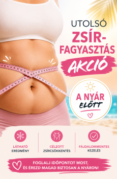 Utolsó zsírfagyasztás akció a nyár előtt